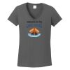 Ladies Heavy Cotton ™ 100% Cotton V Neck T Shirt Thumbnail