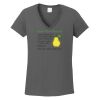 Ladies Heavy Cotton ™ 100% Cotton V Neck T Shirt Thumbnail