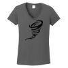 Ladies Heavy Cotton ™ 100% Cotton V Neck T Shirt Thumbnail
