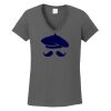 Ladies Heavy Cotton ™ 100% Cotton V Neck T Shirt Thumbnail