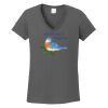 Ladies Heavy Cotton ™ 100% Cotton V Neck T Shirt Thumbnail