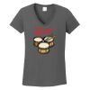 Ladies Heavy Cotton ™ 100% Cotton V Neck T Shirt Thumbnail