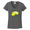 Ladies Heavy Cotton ™ 100% Cotton V Neck T Shirt Thumbnail