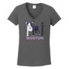 Ladies Heavy Cotton ™ 100% Cotton V Neck T Shirt Thumbnail