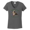 Ladies Heavy Cotton ™ 100% Cotton V Neck T Shirt Thumbnail