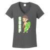 Ladies Heavy Cotton ™ 100% Cotton V Neck T Shirt Thumbnail