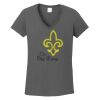 Ladies Heavy Cotton ™ 100% Cotton V Neck T Shirt Thumbnail