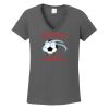 Ladies Heavy Cotton ™ 100% Cotton V Neck T Shirt Thumbnail