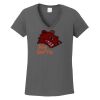 Ladies Heavy Cotton ™ 100% Cotton V Neck T Shirt Thumbnail