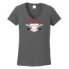 Ladies Heavy Cotton ™ 100% Cotton V Neck T Shirt Thumbnail