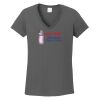 Ladies Heavy Cotton ™ 100% Cotton V Neck T Shirt Thumbnail