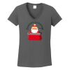 Ladies Heavy Cotton ™ 100% Cotton V Neck T Shirt Thumbnail