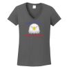 Ladies Heavy Cotton ™ 100% Cotton V Neck T Shirt Thumbnail