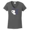 Ladies Heavy Cotton ™ 100% Cotton V Neck T Shirt Thumbnail