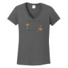 Ladies Heavy Cotton ™ 100% Cotton V Neck T Shirt Thumbnail