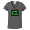 Ladies Heavy Cotton ™ 100% Cotton V Neck T Shirt Thumbnail