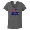 Ladies Heavy Cotton ™ 100% Cotton V Neck T Shirt Thumbnail