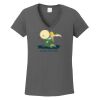Ladies Heavy Cotton ™ 100% Cotton V Neck T Shirt Thumbnail