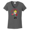 Ladies Heavy Cotton ™ 100% Cotton V Neck T Shirt Thumbnail