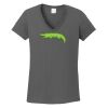Ladies Heavy Cotton ™ 100% Cotton V Neck T Shirt Thumbnail