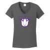 Ladies Heavy Cotton ™ 100% Cotton V Neck T Shirt Thumbnail