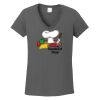 Ladies Heavy Cotton ™ 100% Cotton V Neck T Shirt Thumbnail