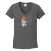 Ladies Heavy Cotton ™ 100% Cotton V Neck T Shirt Thumbnail
