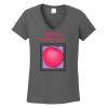 Ladies Heavy Cotton ™ 100% Cotton V Neck T Shirt Thumbnail