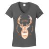 Ladies Heavy Cotton ™ 100% Cotton V Neck T Shirt Thumbnail