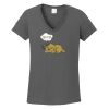 Ladies Heavy Cotton ™ 100% Cotton V Neck T Shirt Thumbnail
