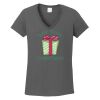Ladies Heavy Cotton ™ 100% Cotton V Neck T Shirt Thumbnail