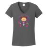 Ladies Heavy Cotton ™ 100% Cotton V Neck T Shirt Thumbnail