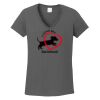 Ladies Heavy Cotton ™ 100% Cotton V Neck T Shirt Thumbnail