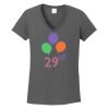 Ladies Heavy Cotton ™ 100% Cotton V Neck T Shirt Thumbnail