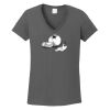 Ladies Heavy Cotton ™ 100% Cotton V Neck T Shirt Thumbnail