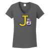 Ladies Heavy Cotton ™ 100% Cotton V Neck T Shirt Thumbnail