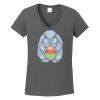 Ladies Heavy Cotton ™ 100% Cotton V Neck T Shirt Thumbnail