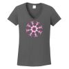 Ladies Heavy Cotton ™ 100% Cotton V Neck T Shirt Thumbnail