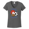 Ladies Heavy Cotton ™ 100% Cotton V Neck T Shirt Thumbnail