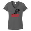 Ladies Heavy Cotton ™ 100% Cotton V Neck T Shirt Thumbnail