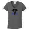 Ladies Heavy Cotton ™ 100% Cotton V Neck T Shirt Thumbnail