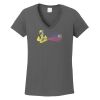 Ladies Heavy Cotton ™ 100% Cotton V Neck T Shirt Thumbnail