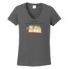 Ladies Heavy Cotton ™ 100% Cotton V Neck T Shirt Thumbnail