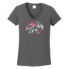 Ladies Heavy Cotton ™ 100% Cotton V Neck T Shirt Thumbnail