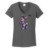 Ladies Heavy Cotton ™ 100% Cotton V Neck T Shirt Thumbnail