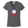 Ladies Heavy Cotton ™ 100% Cotton V Neck T Shirt Thumbnail
