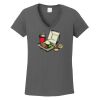 Ladies Heavy Cotton ™ 100% Cotton V Neck T Shirt Thumbnail