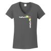 Ladies Heavy Cotton ™ 100% Cotton V Neck T Shirt Thumbnail