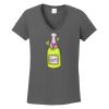 Ladies Heavy Cotton ™ 100% Cotton V Neck T Shirt Thumbnail