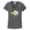 Ladies Heavy Cotton ™ 100% Cotton V Neck T Shirt Thumbnail